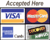 All Major Credit Cards Accepted