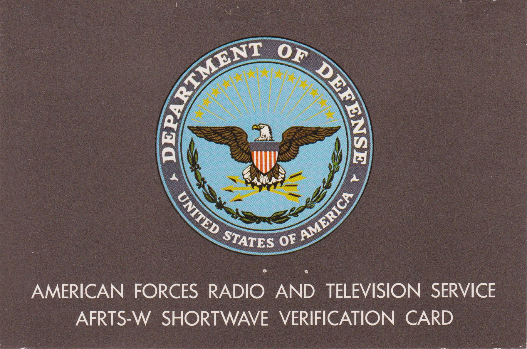 Front for American Forces Radio and Television Service (AFRTS)
