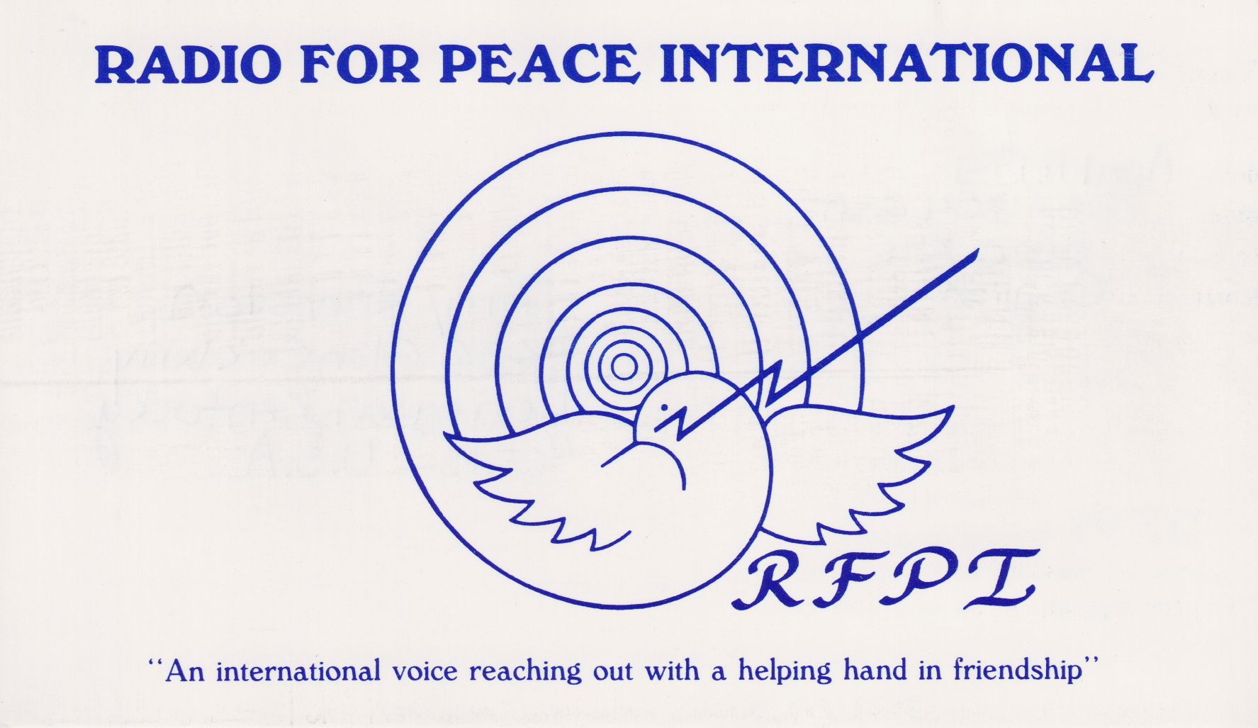 Front for Radio For Peace International