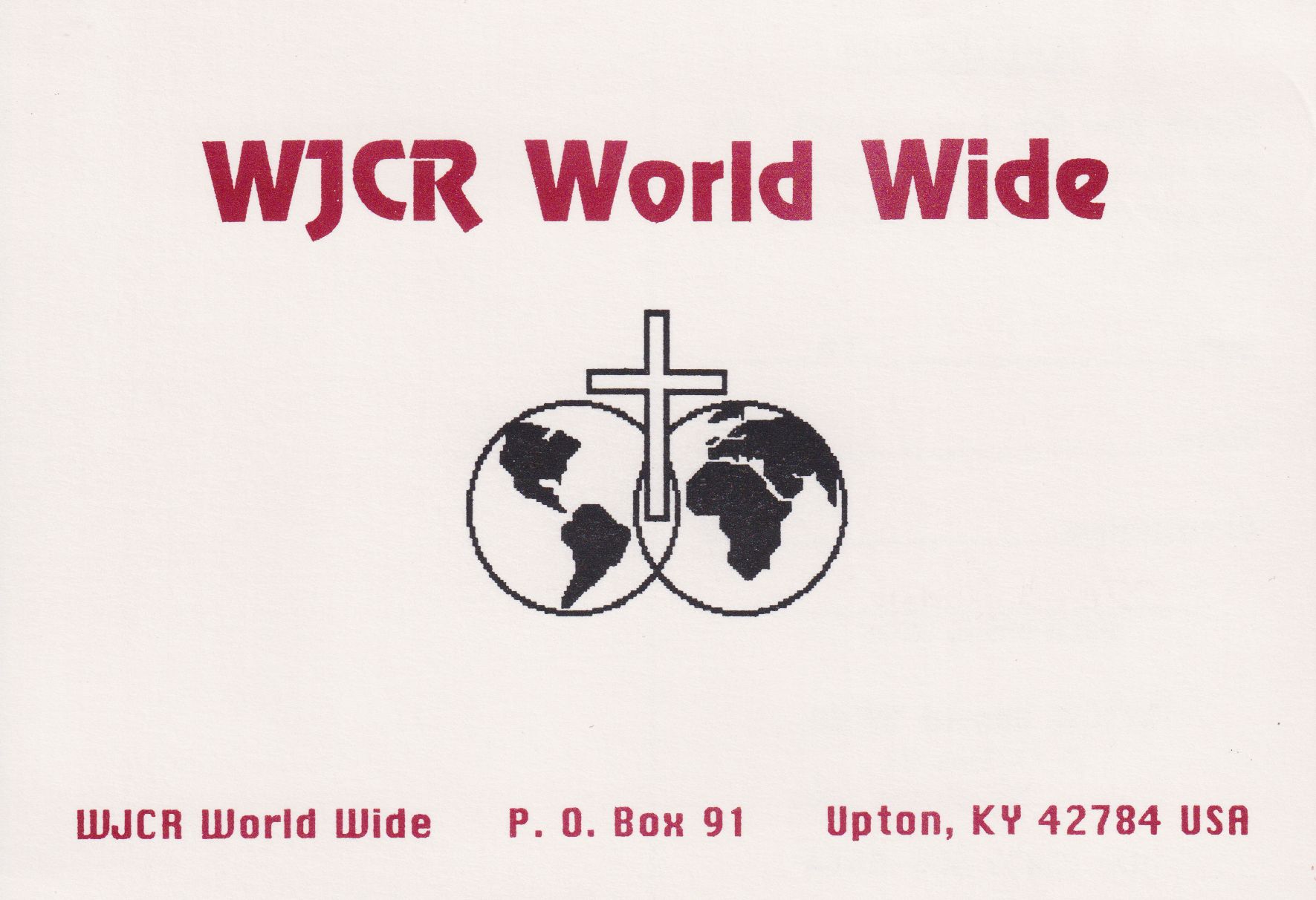 Front for WJCR