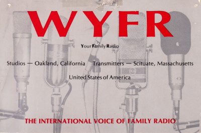 QSL front for WYFR