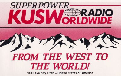 QSL front for KUSW